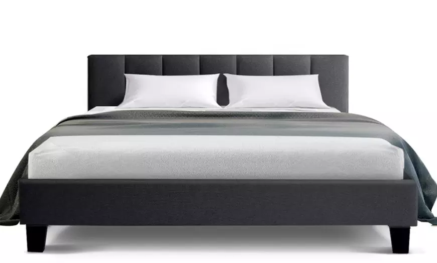 Image 39: Contemporary Plush Bed Frame