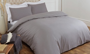 100% Plain Cotton Duvet Set