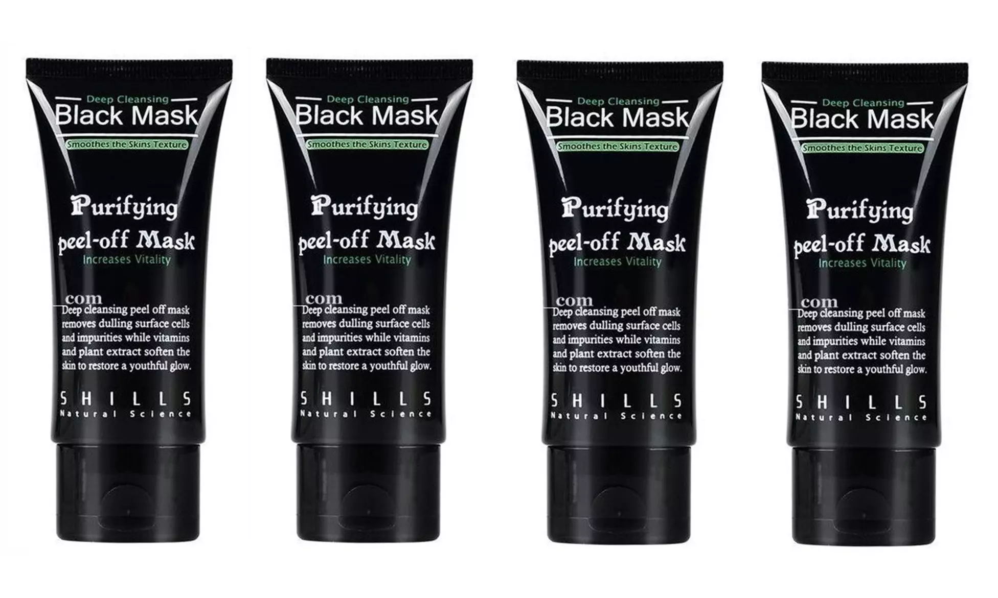 Shills Black Peel-Off Mask (1.69 fl. oz.) (1-, 2-, 3-, or 4-Pack) - Second Medium