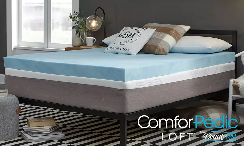 ComforPedic Loft from Beautyrest 4" Gel Mattress Topper - Primary Image
