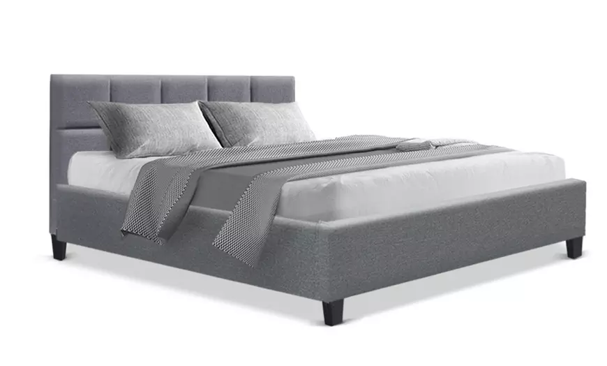 Image 15: Contemporary Plush Bed Frame