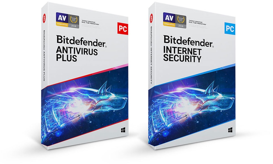 Image 1: Bitdefender Antivirus Plus or Internet Security for Up to Three PCs