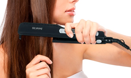 1 o 2 piastre per capelli in ceramica con pettine Silvano