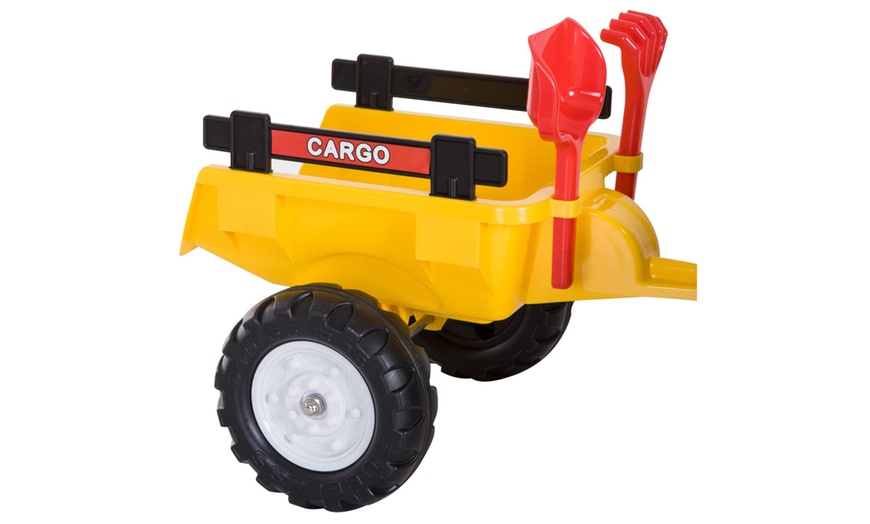 Image 12: Kids' Pedal Ride-on Go-Kart Tractor