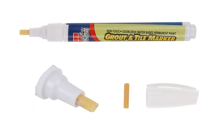 Image 1: Grout Whitening Pen