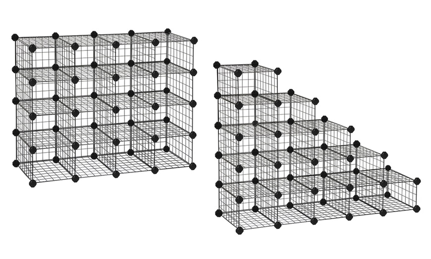 Image 12: Songmics Gitter-Steckregal