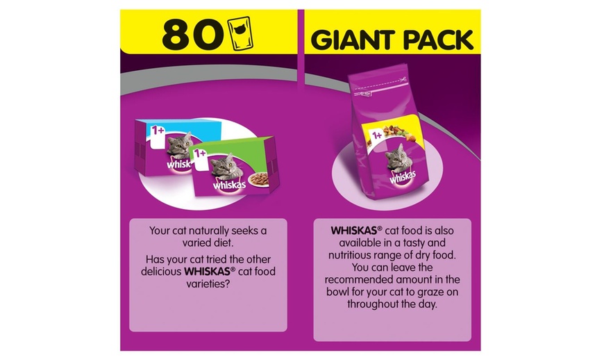 Image 15: Whiskas 80-Pouch Cat Food Box