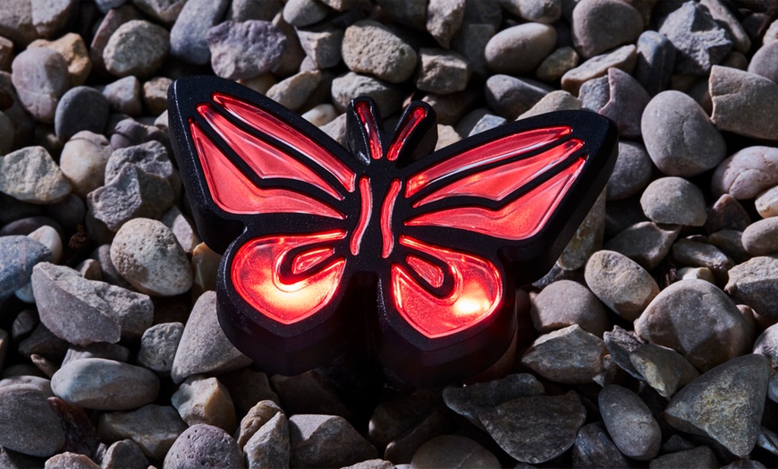 Image 3: Solar Butterfly Path Lights