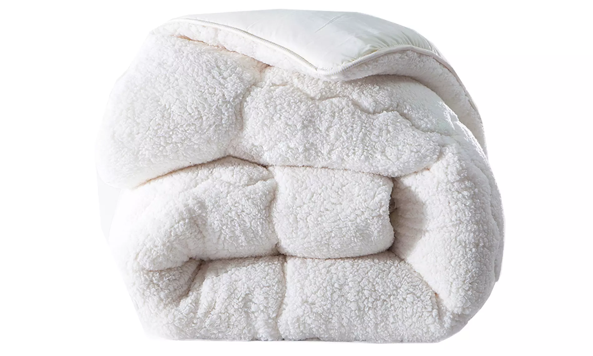 Sampur Sherpa-Bettdecke, 2-in-1 wendbar Sommer/Winter