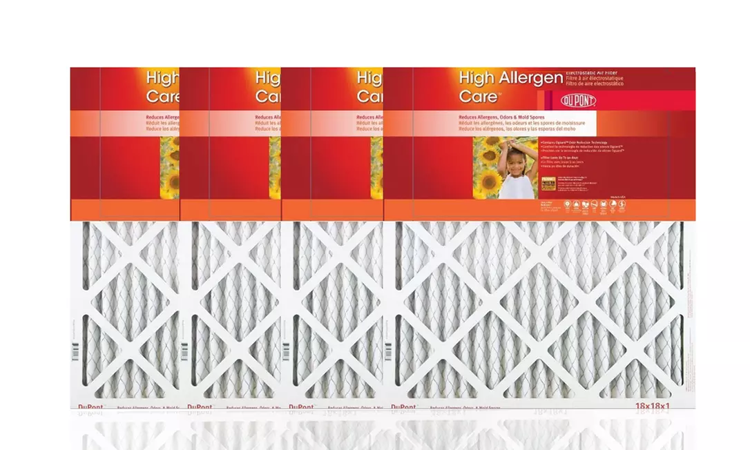 DuPont High Allergen Care Air Filters 4-Pack - Primary Image