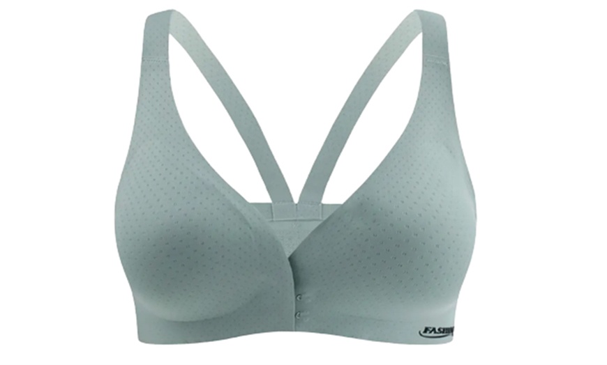 Image 6: Seamless Front Fastening Push Up Bra