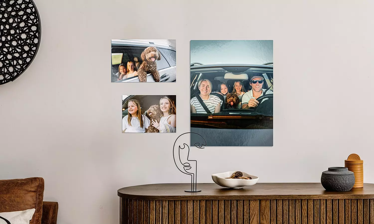 Moment op metaal: geprinte foto op aluminium