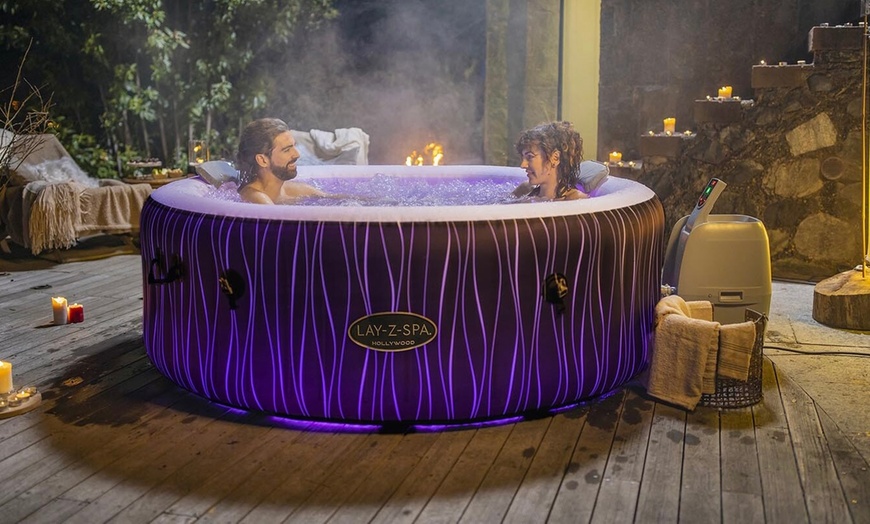 Image 1: Relax in a Hot Tub for 3 or 5 Days with Fizz & Setup, Luxury Included