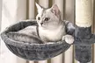 Árbol grande de 100 cm para gatos con puertas, hamaca y poste rascador, con envío gratuito - Second Medium