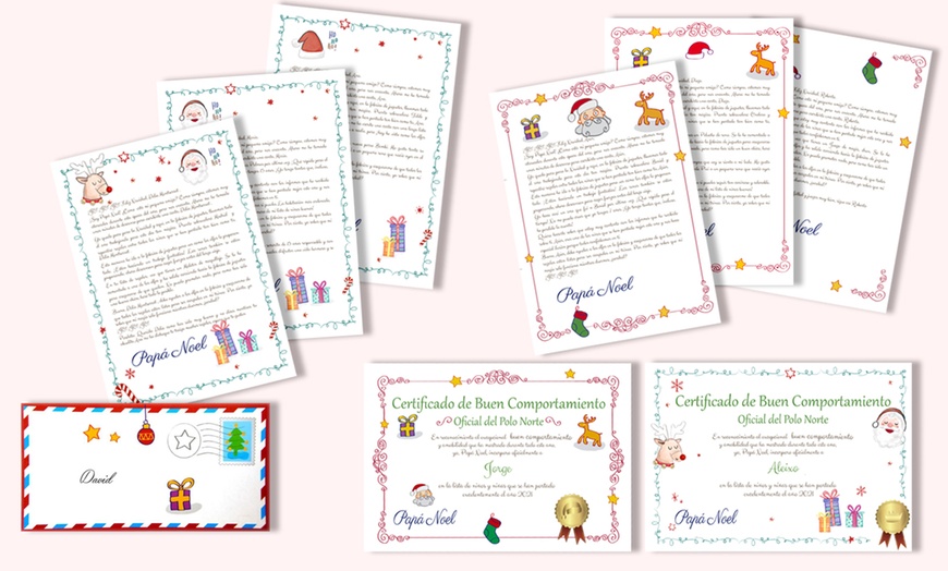 Image 4: 1 o 2 cartas personalizadas de Papá Noel o Reyes Magos para los peques