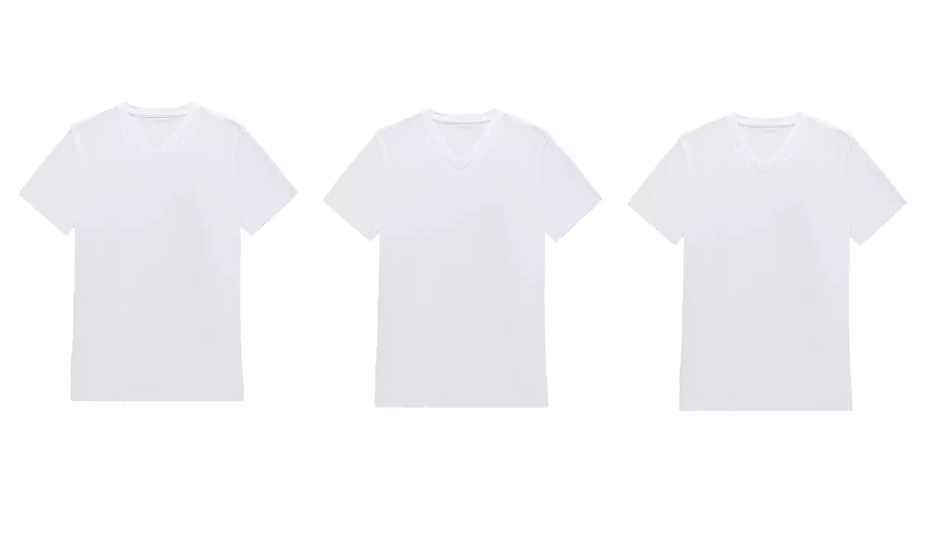 Set van 3 of 6 T-shirts van het merk Giefetti ontworpen voor mannen