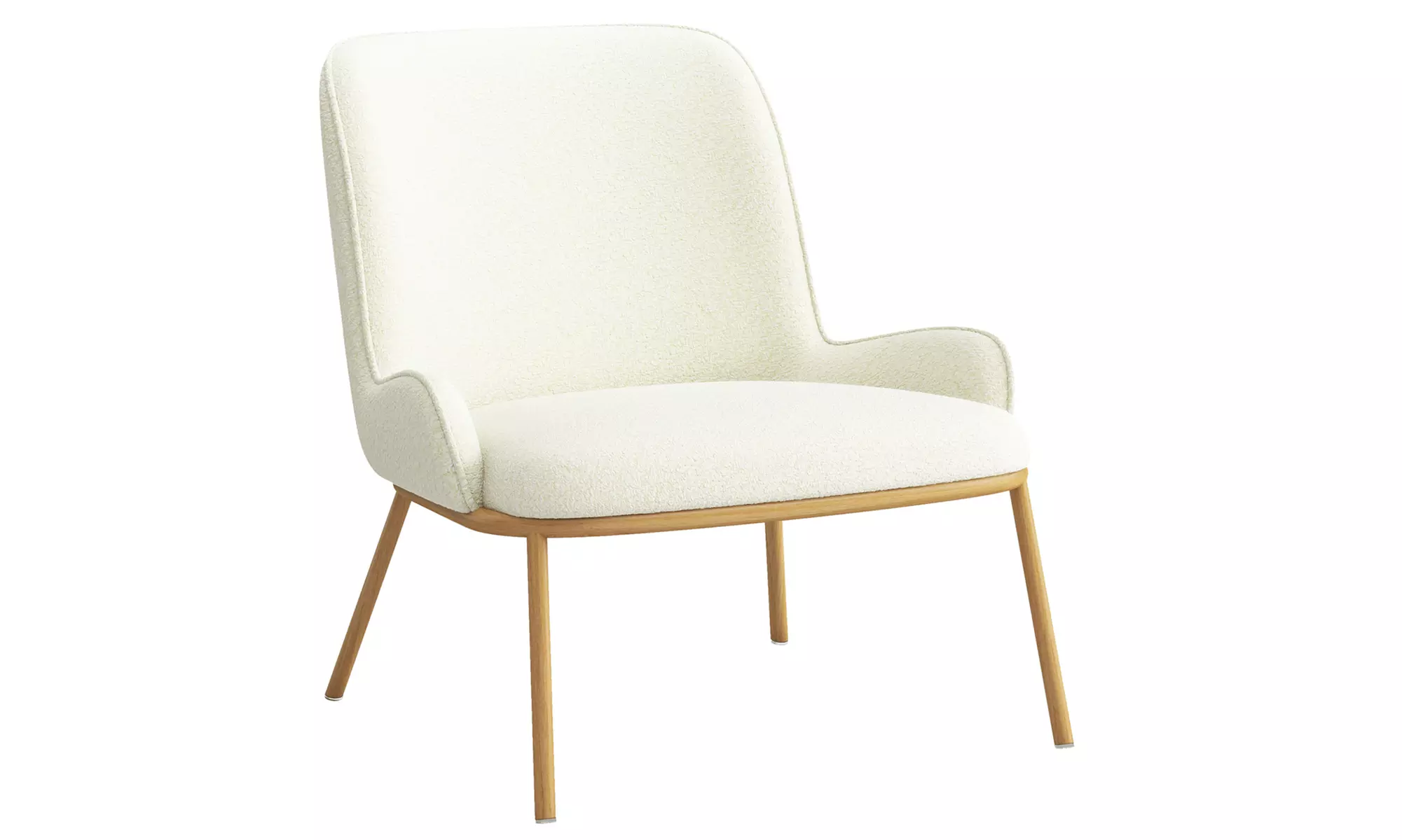 Fauteuil vintage "Edvin" en tissu de Doosense