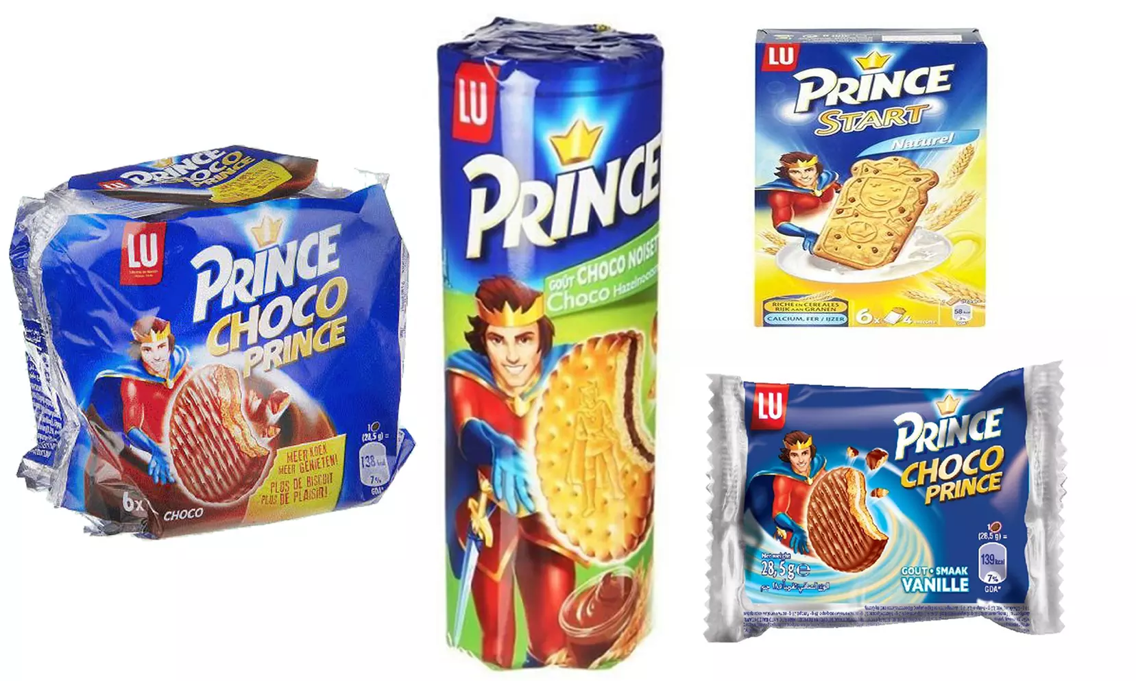 Prince biscuits van LU verkrijgbaar in verschillende smaken - Primary Image