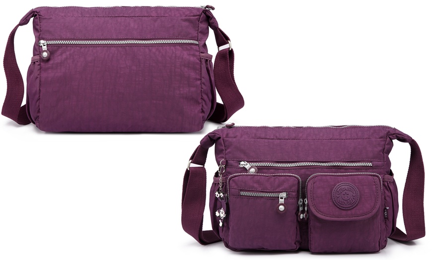 Image 18: Multi-Compartment Crossbody Bag