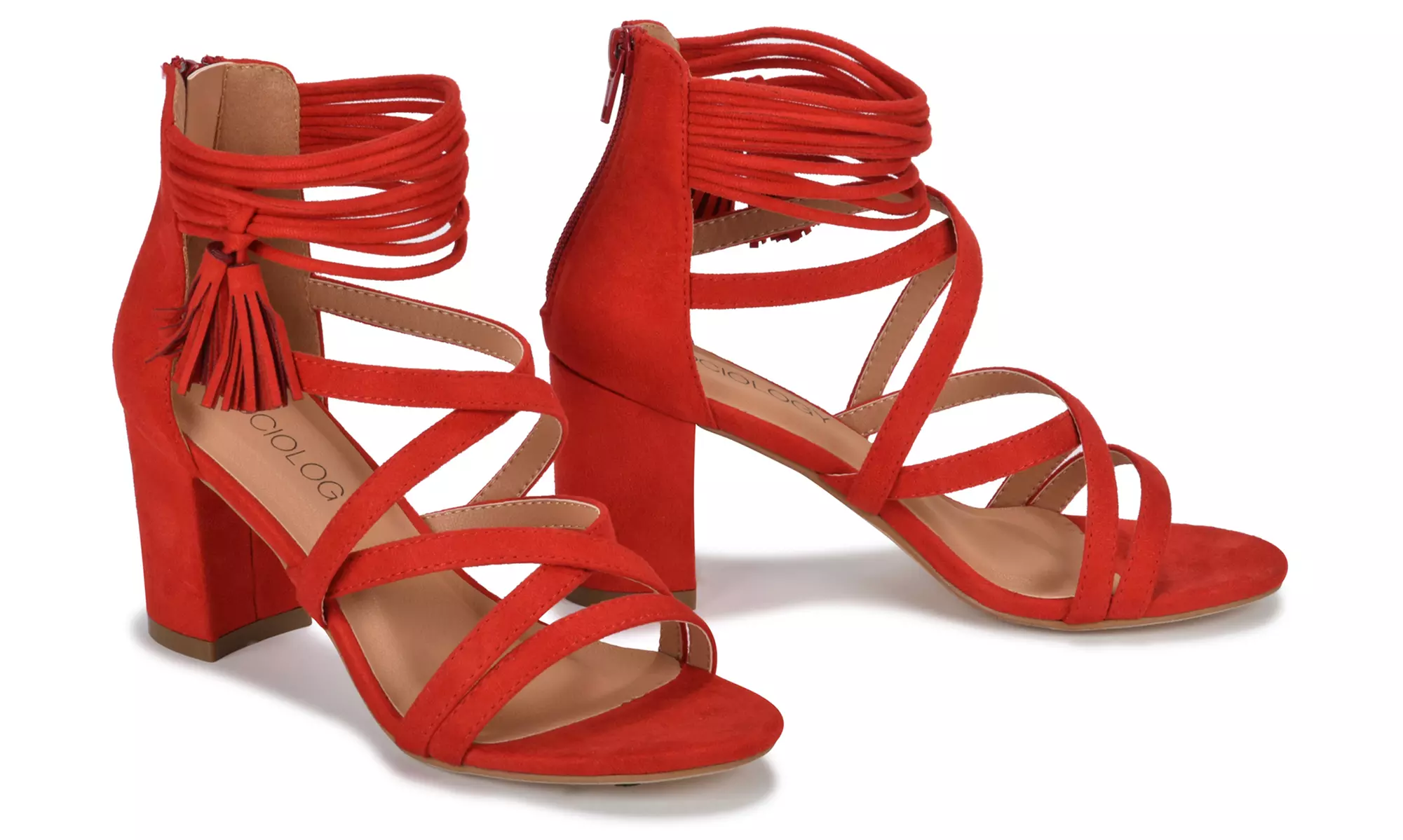 Sociology Vivian Cross-Front Sandal  | Groupon Exclusive (Size 8.5) - Primary Image