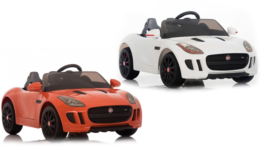 Image 1: Jaguar F-Type Ride On Car 