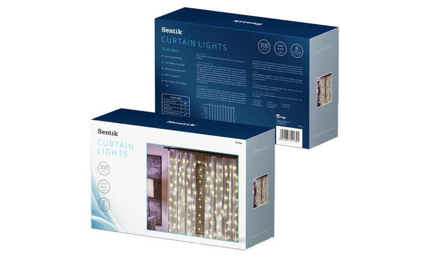 Image 9: Sentik 300 LED Curtain Lights