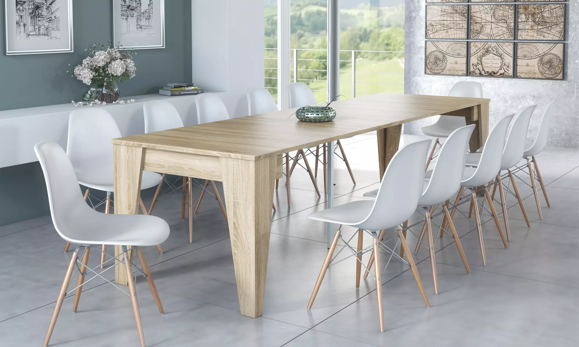 Console extensible, Jusqu'a 3 mètres ou 12 personnes - Primary Image