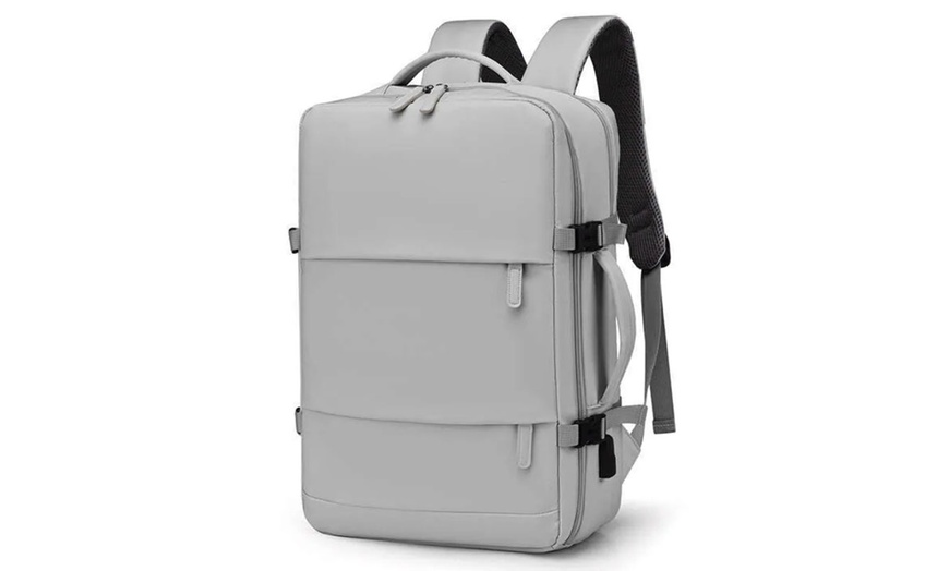 Image 13: Travel Backpack with USB Charging Port