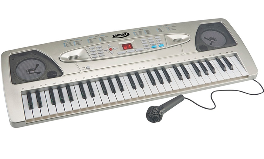 Image 1: 54-Key Electronic Keyboard
