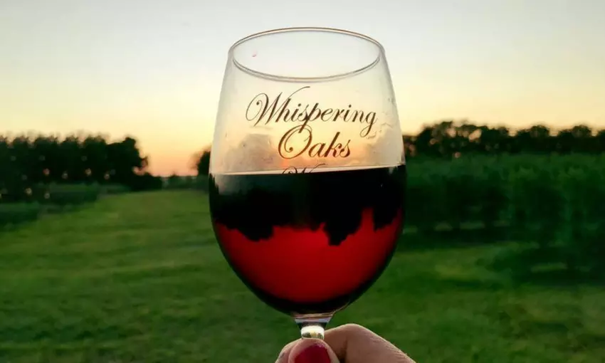 Wine Tasting and Winery Tour Experience for Two, Three, Four, or Ten at Whispering Oaks Winery (Up to 46% Off) - Primary Image