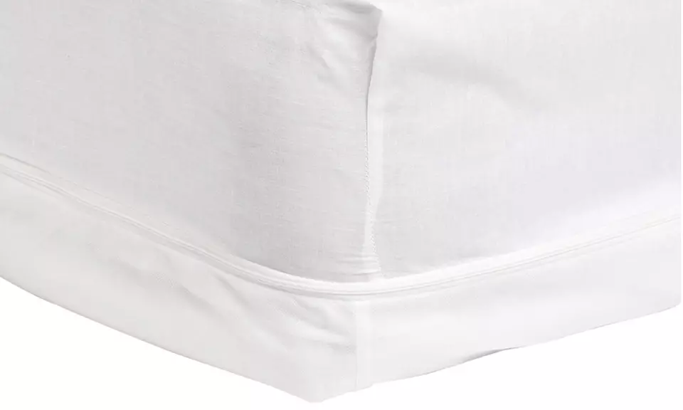 4-in-1 Zippered Bed Bug Blocker Mattress Protector - Primary Image