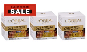 3x L'Oréal Age Perfect Night Creams