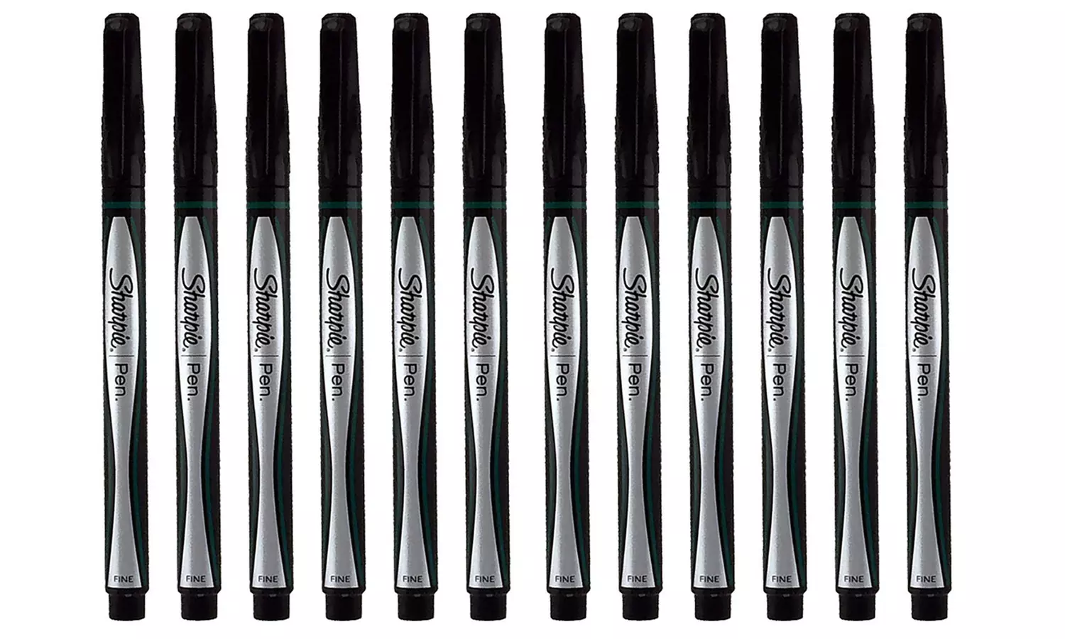 Green Sharpie Plastic Point Stick Pens (12-Pack) - Primary Image