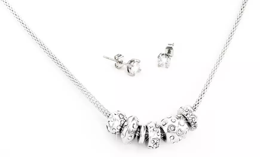 Image 12: Set de joyería hecha con cristales de Swarovski®