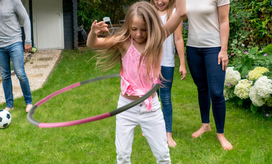 Image 3: Detachable Fitness Hula Hoop