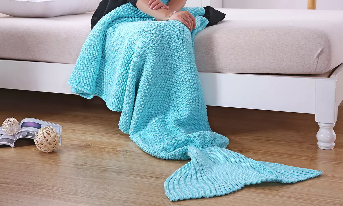 Adults' or Kids' Mermaid Tail Blanket - Second Medium
