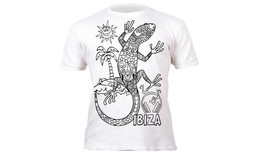 Image 3: Kids' Colour-In T-Shirt