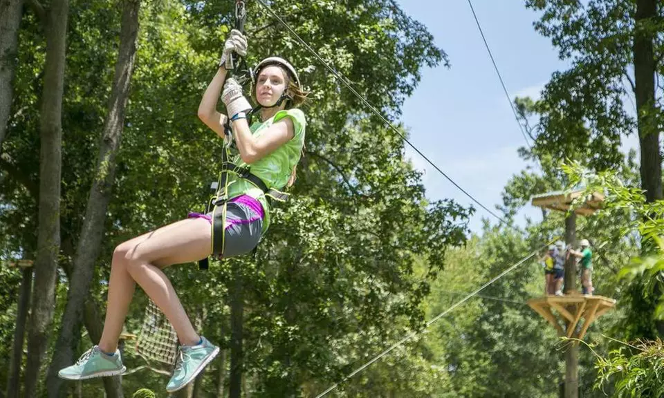 Zip Line for One or Two at Radical Ropes Adventure Park (Up to 20% Off). Six Options Available. - Primary Image