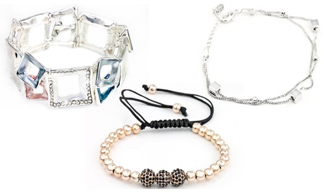Sélection de bijoux ornés de cristaux de Swarovski®