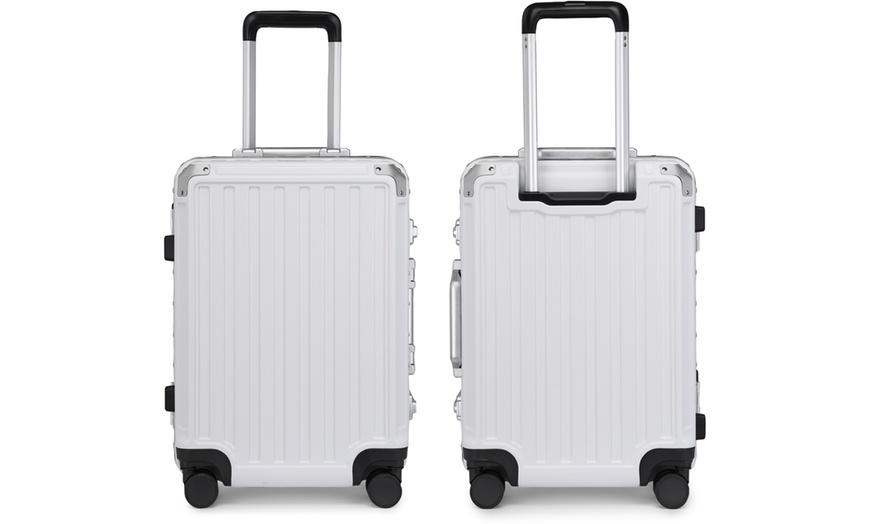 Image 15: Valise de 20 pouces avec cadre en aluminium rigide et serrure TSA