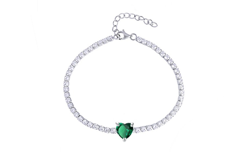 Image 11: Bracciale e collana girocollo Tennis