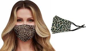 Washable Leopard Print Face Masks