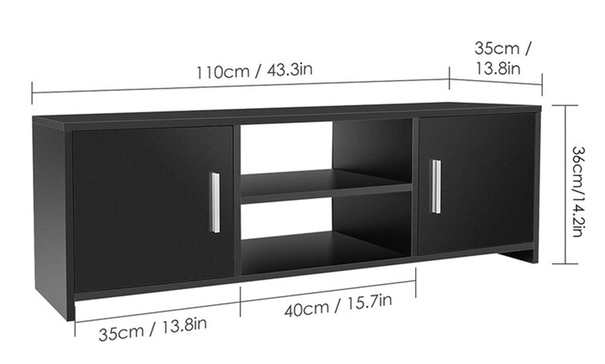 Image 9: Black TV Stand