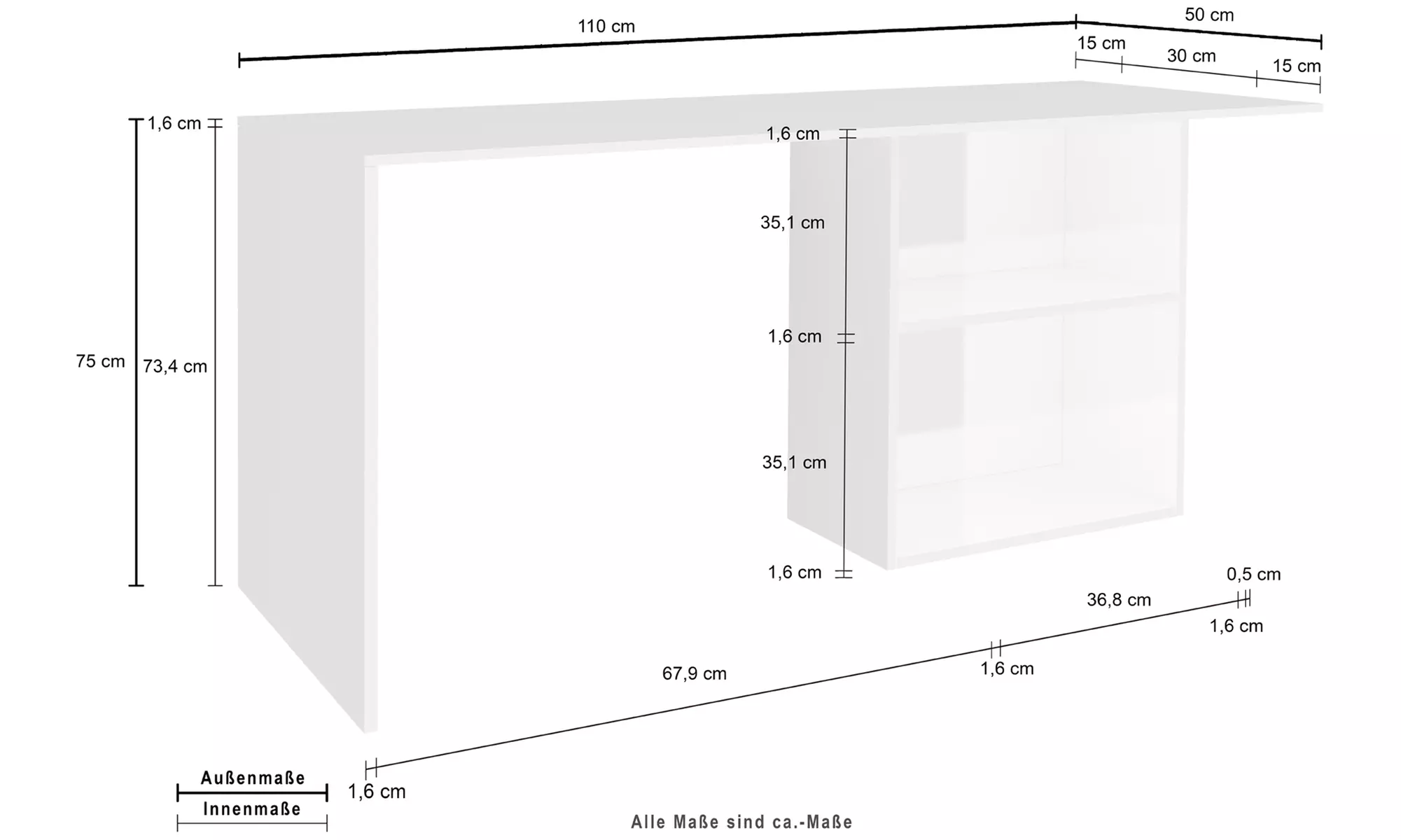 Mobili da ufficio modello Scala
