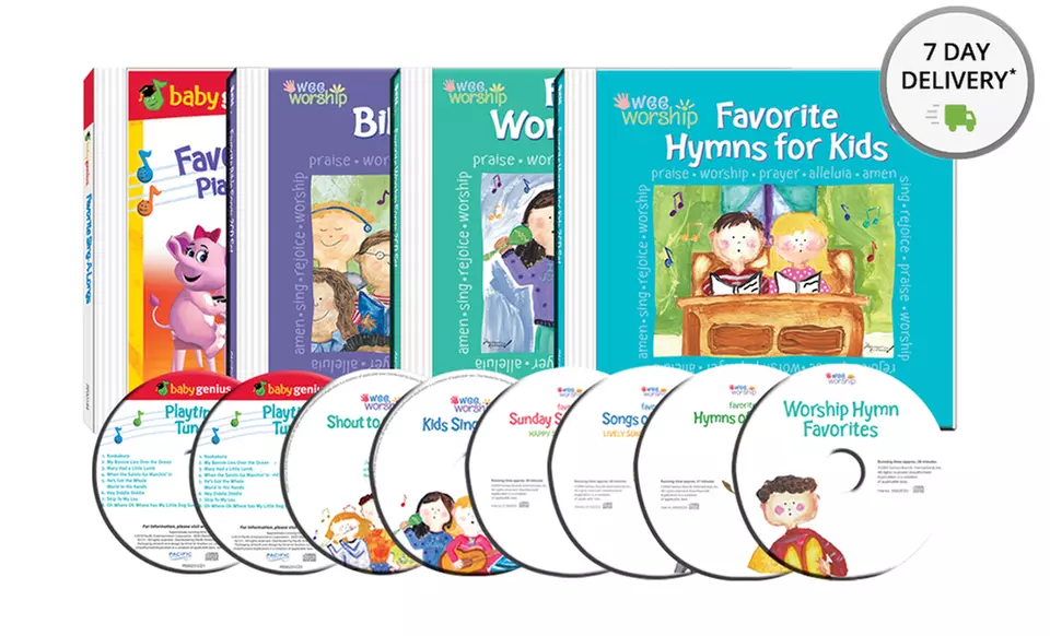 Baby Genius Wee Worship 8-CD Bundle. Free Returns. - Primary Image
