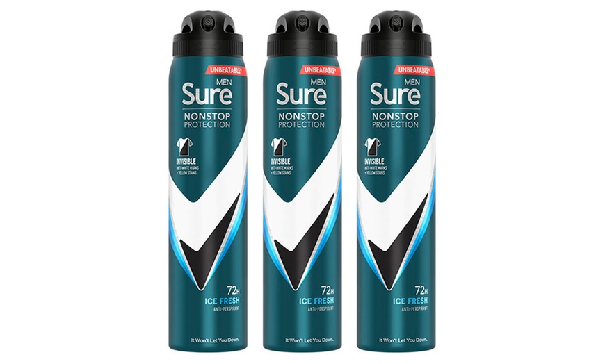 Image 10: Three or Six Sure Men's Antiperspirant Deodorants 250ml