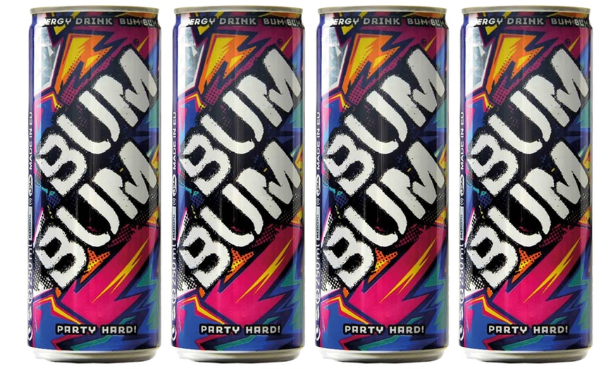 Image 2: 4, 8 o 12 lattine di Bum Bum Energy Drink