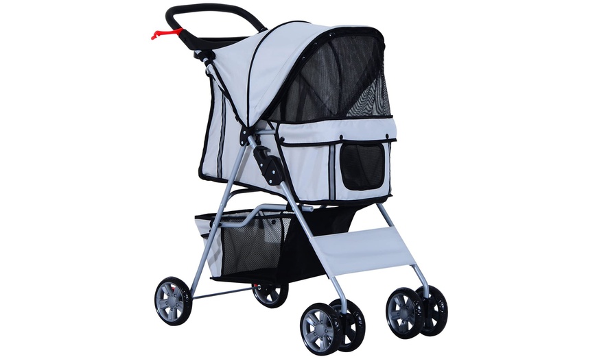 Image 2: Pawhut Pet Stroller for Small Pets