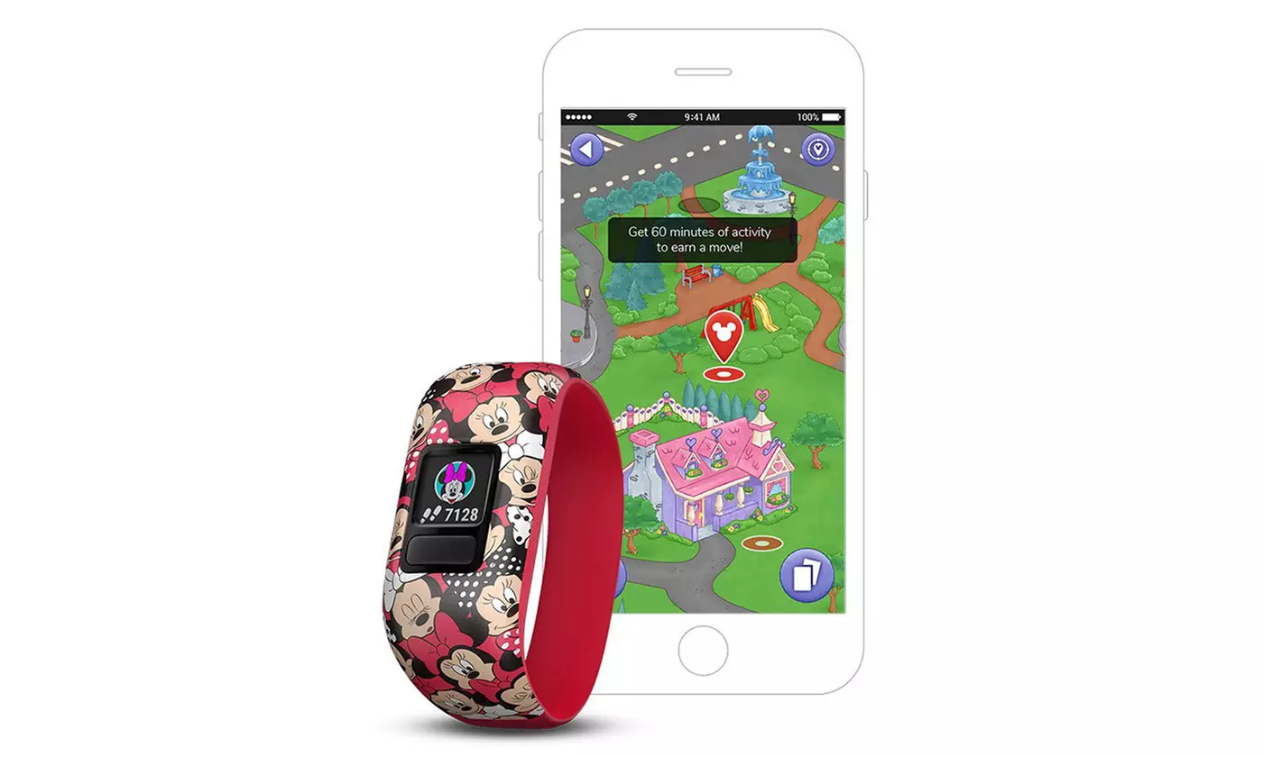 Garmin Vivofit Junior 2 Kid's Fitness Activity Tracker with Extra Band - Second Medium