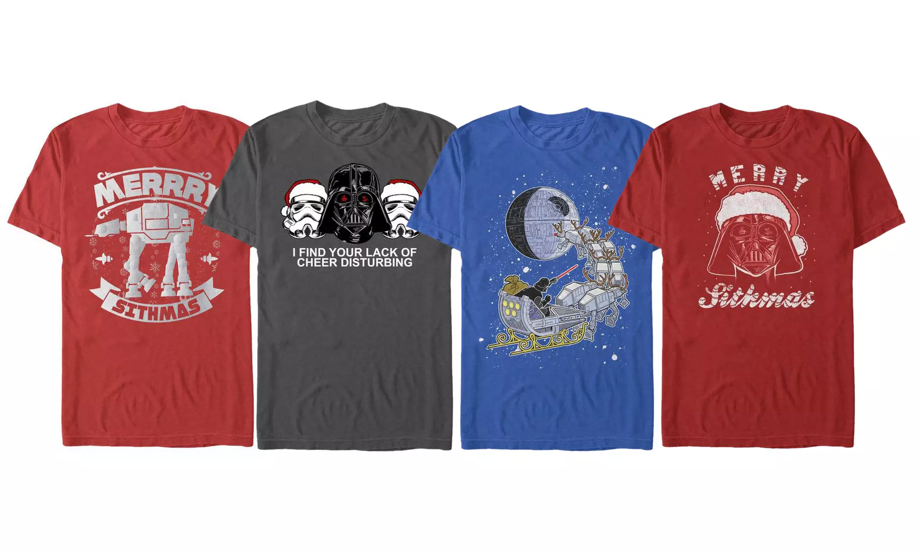 Merry Sithmas Star Wars Men's T-Shirt. Extended Sizes Available. - Primary Image